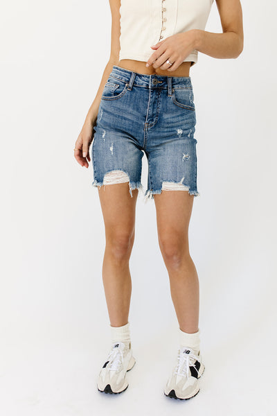 sly denim shorts // medium wash