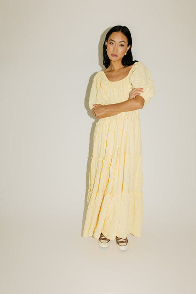 daymaker dress // butter yellow *zoco exclusive*