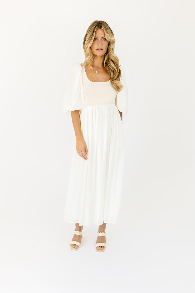 emma midi dress // cream *restocked*