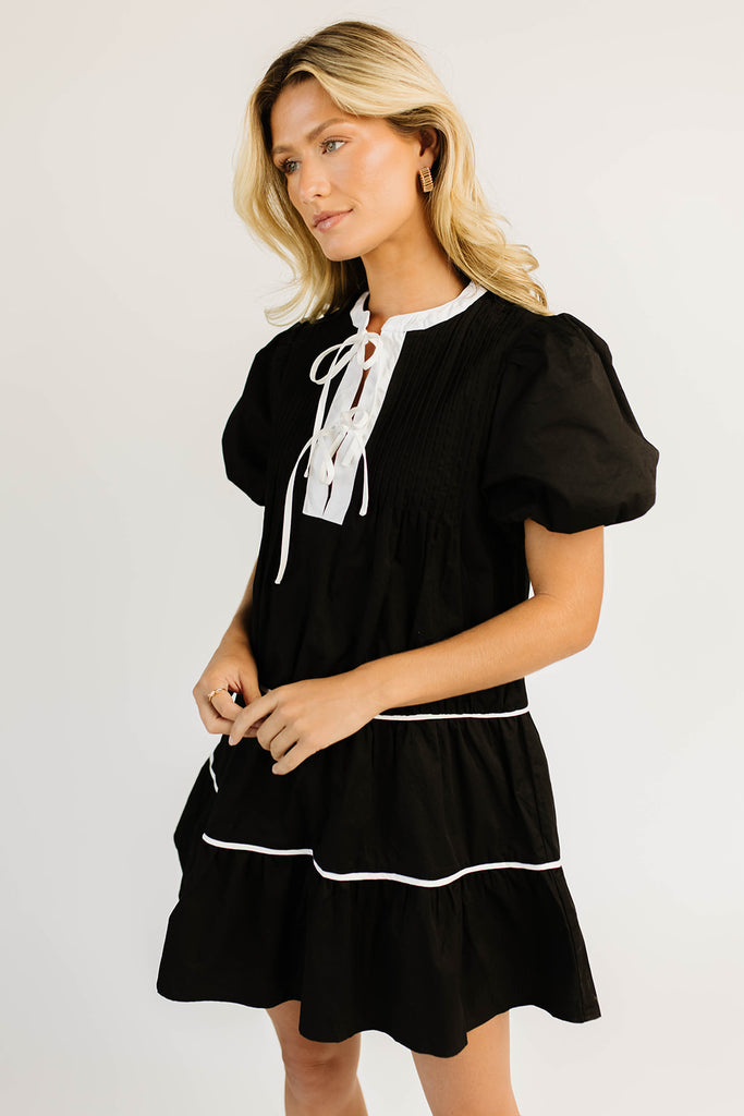 black sheep puff sleeve dress