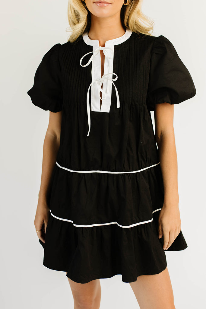 black sheep puff sleeve dress