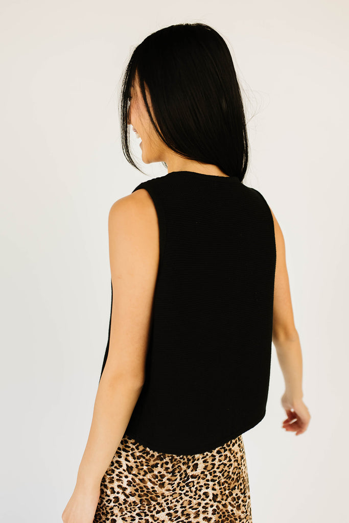 good graces vest // black