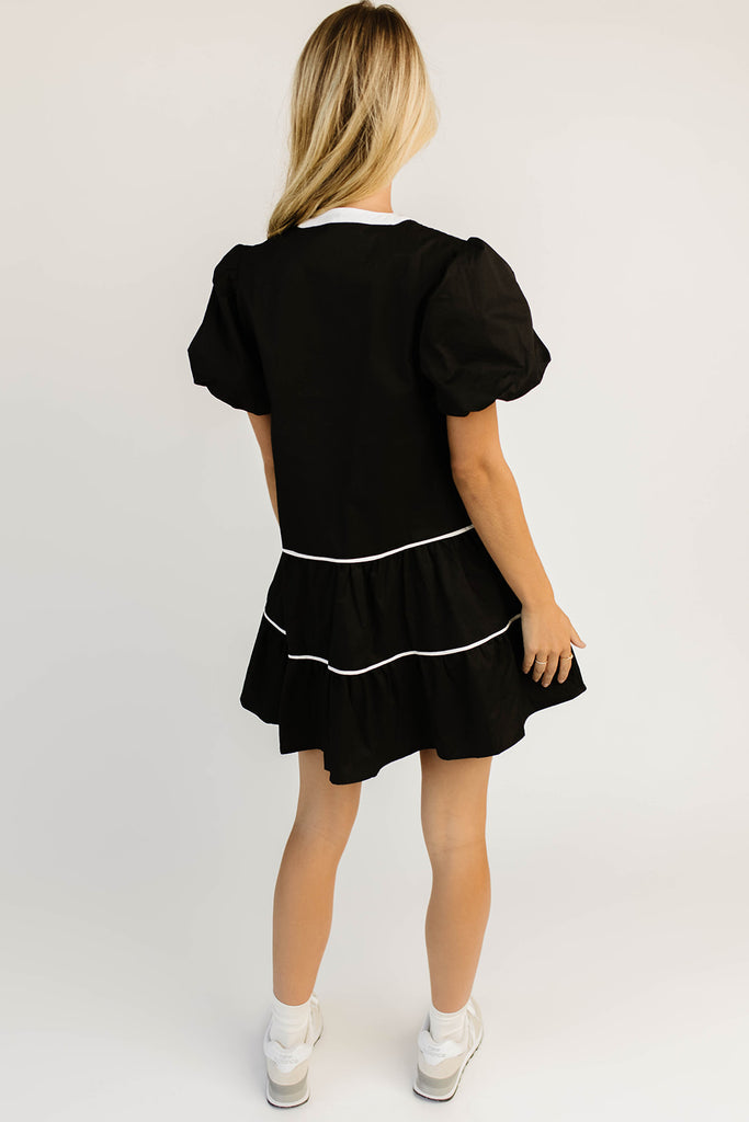 black sheep puff sleeve dress