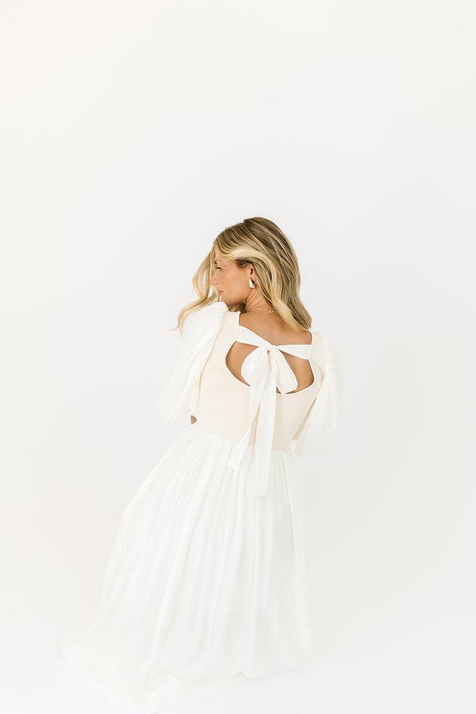 emma midi dress // cream *restocked*