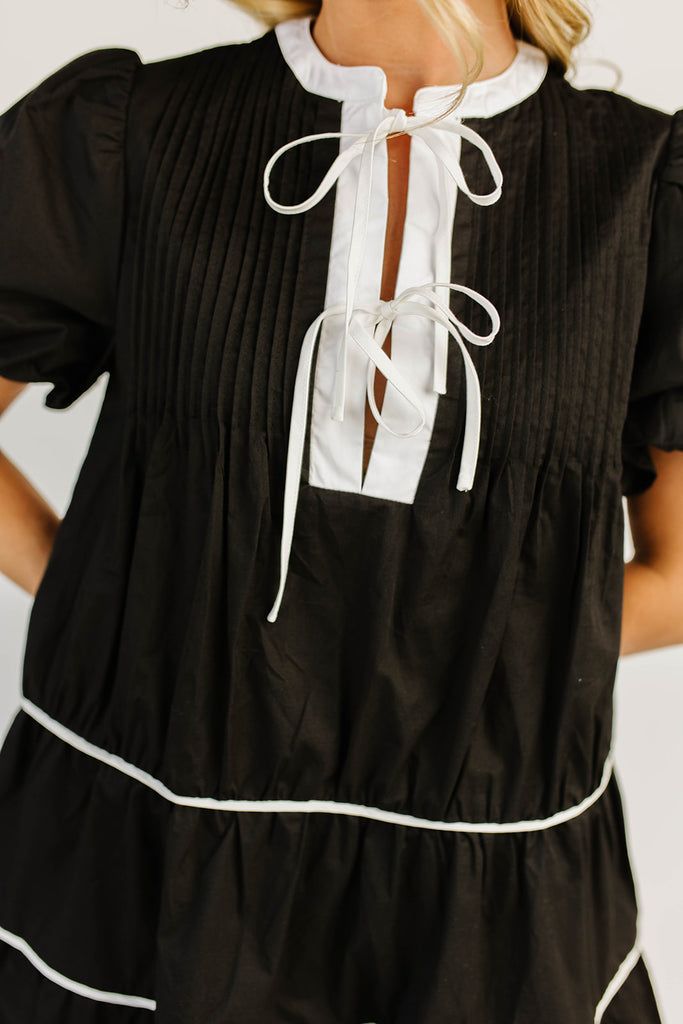 black sheep puff sleeve dress