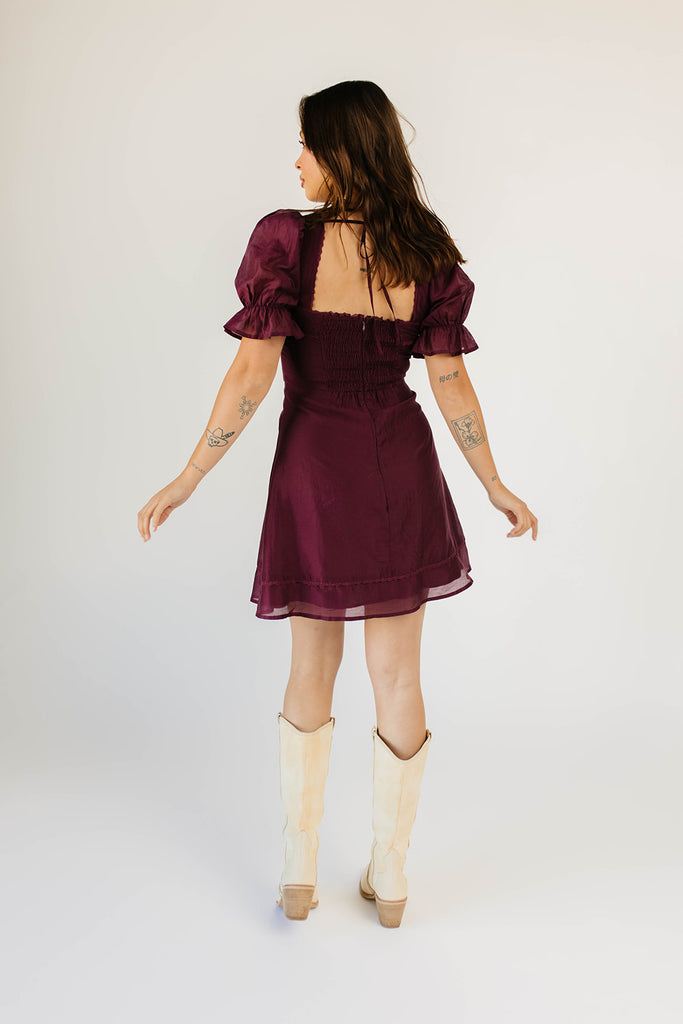 winnie mini dress // plum *zoco exclusive*