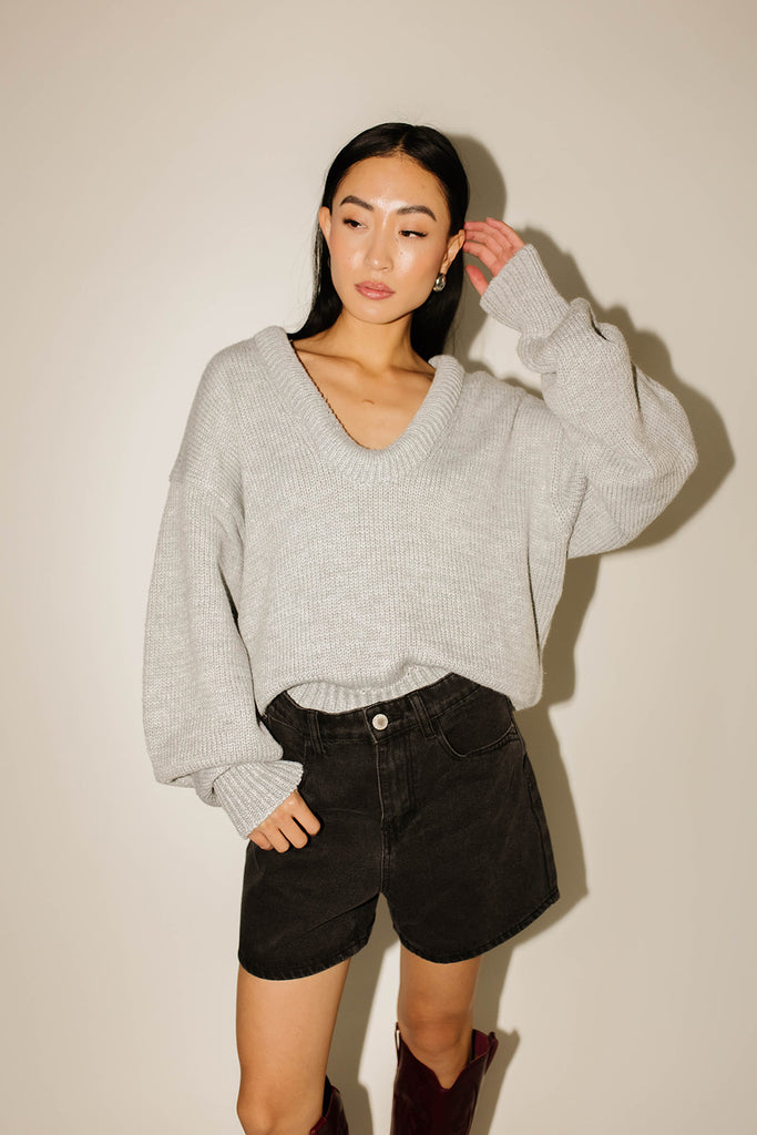 billie sweater // grey *zoco exclusive*