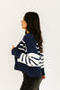 sail away striped cardigan