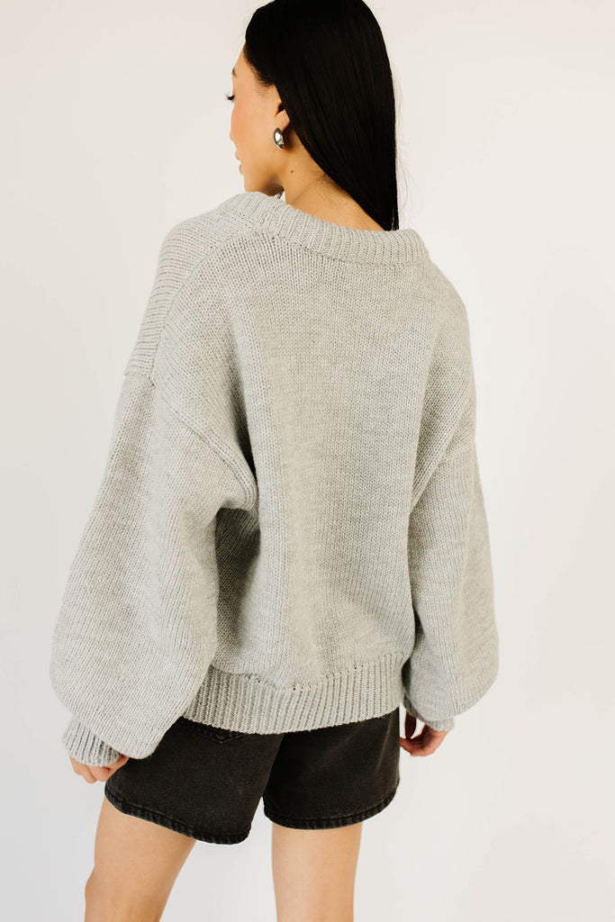 billie sweater // grey *zoco exclusive*