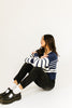 sail away striped cardigan