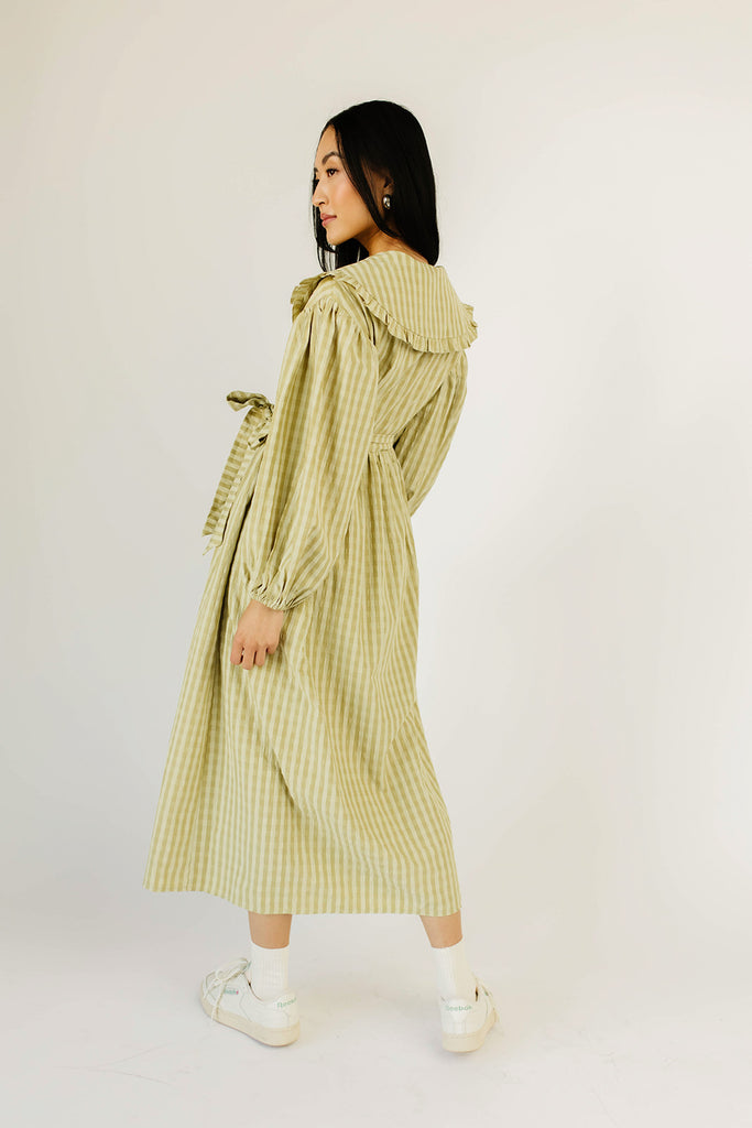 birdie wrap dress // green *zoco exclusive*