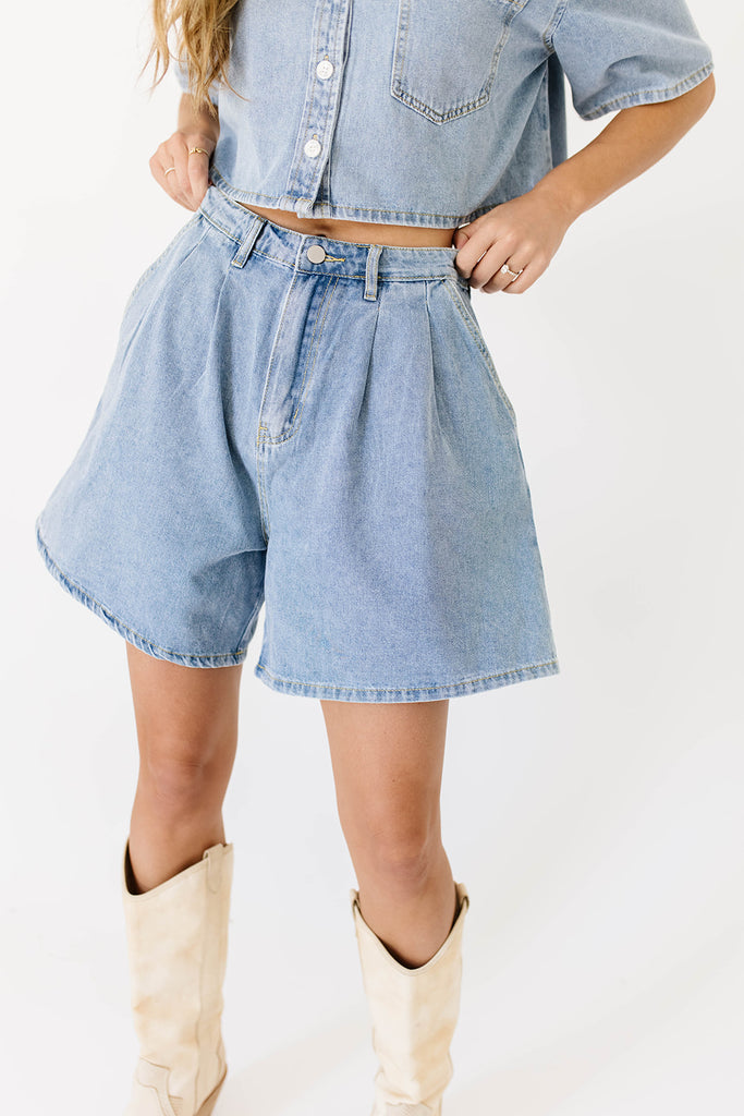 darla denim set