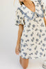 poppy collared dress // blue floral *zoco exclusive*