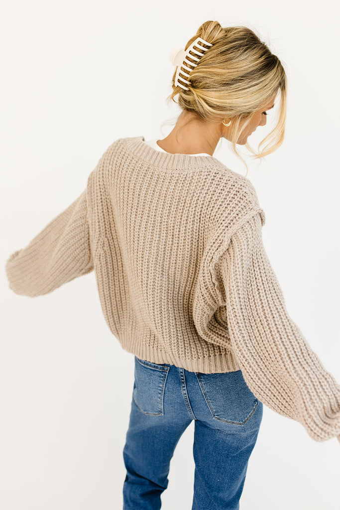 karma sweater // stone