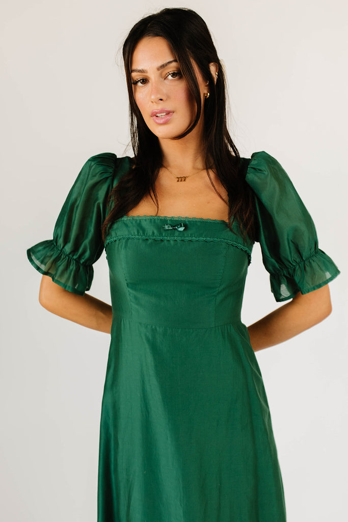 winnie midi dress // green *zoco exclusive*