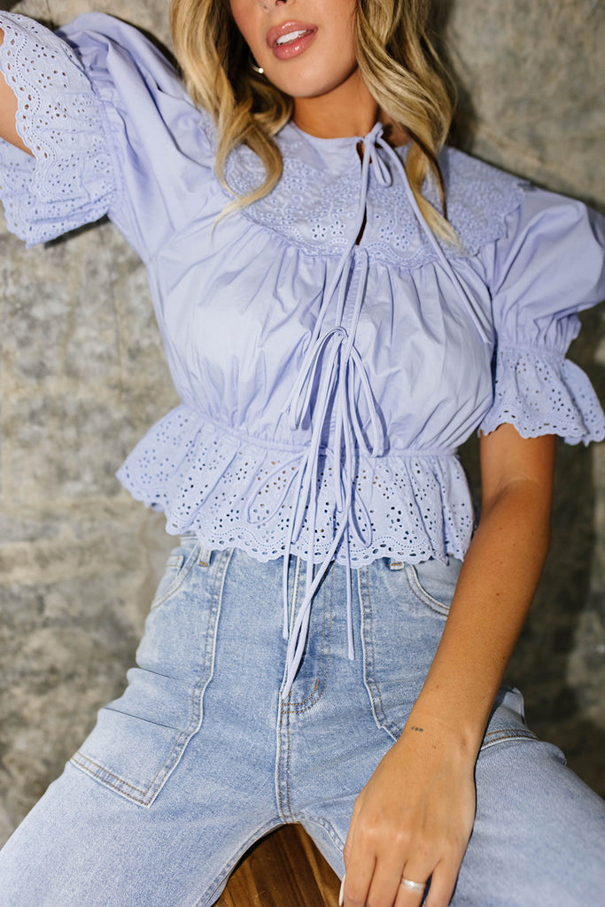 jenna puff sleeve blouse