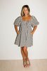 ari dress // black gingham *zoco exclusive*