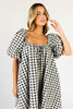 ari dress // black gingham *zoco exclusive*