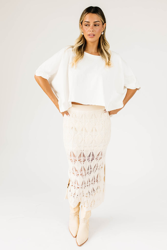 conan knit maxi skirt