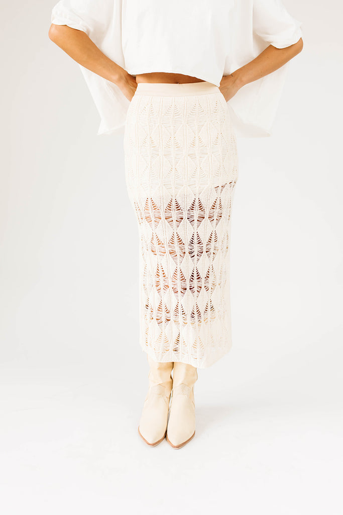 conan knit maxi skirt