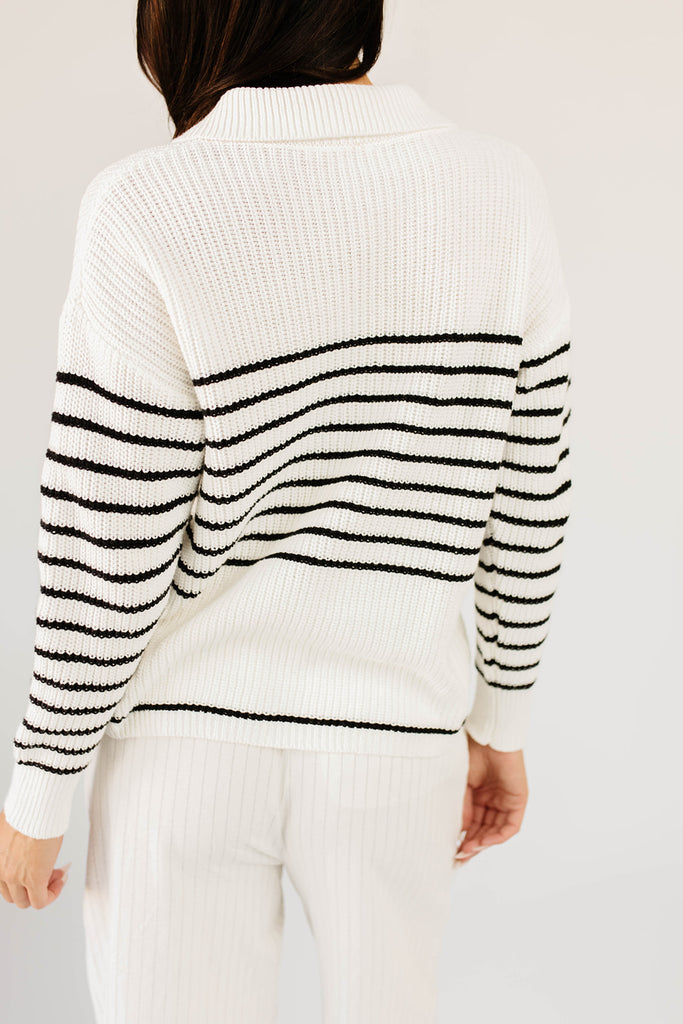 better together striped sweater