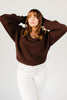 billie sweater // chocolate *zoco exclusive*