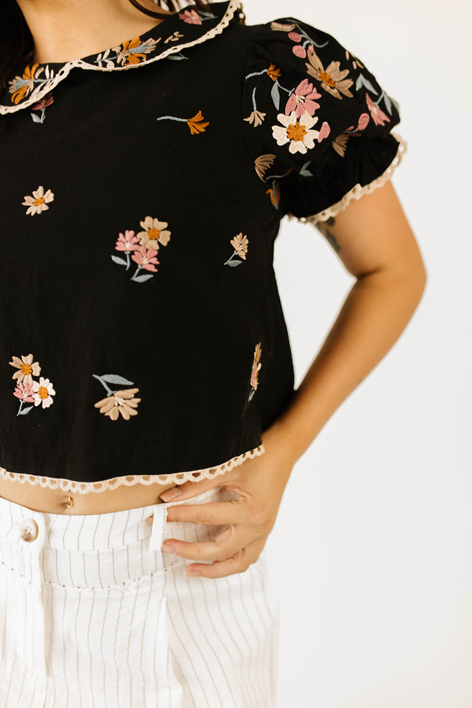 graceful floral top