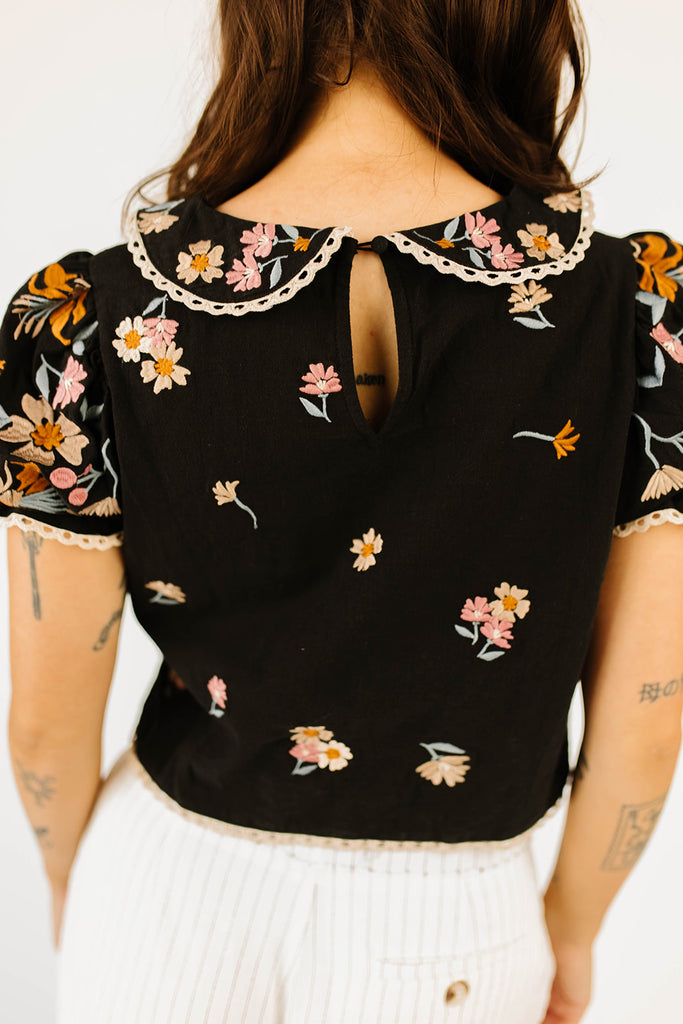 graceful floral top