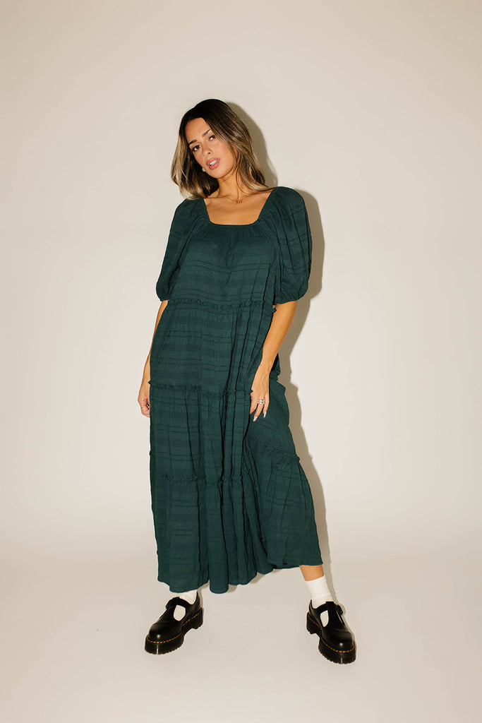 daymaker dress w/pockets // emerald *zoco exclusive*