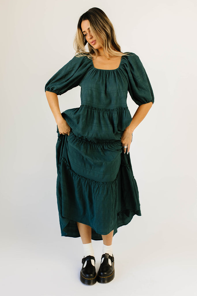 daymaker dress w/pockets // emerald *zoco exclusive*