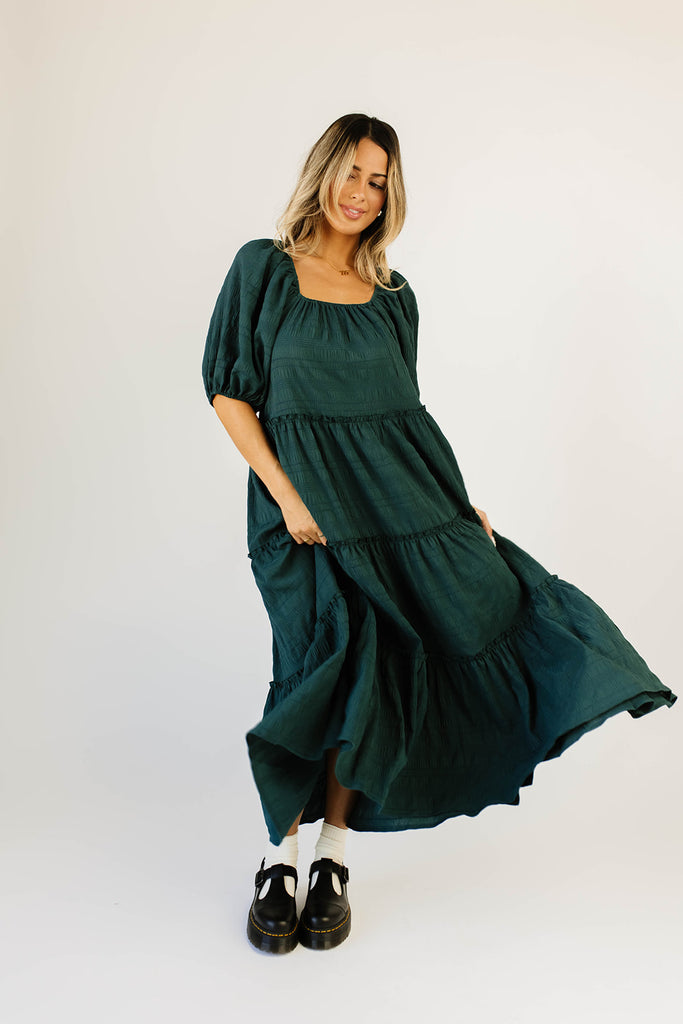 daymaker dress w/pockets // emerald *zoco exclusive*