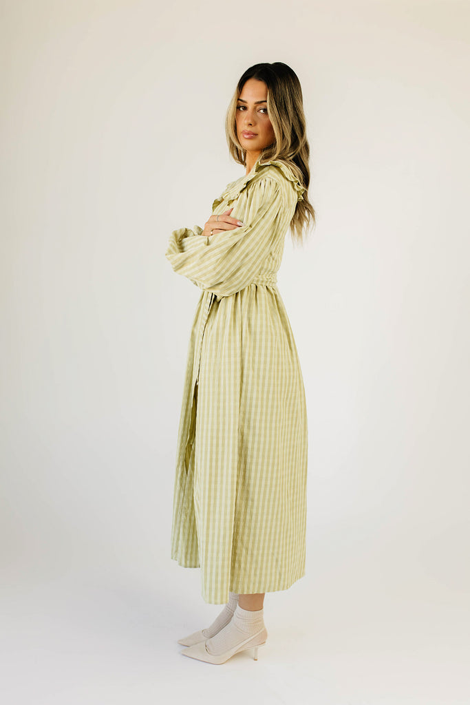 birdie wrap dress // green *zoco exclusive*