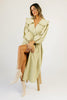 birdie wrap dress // green *zoco exclusive*