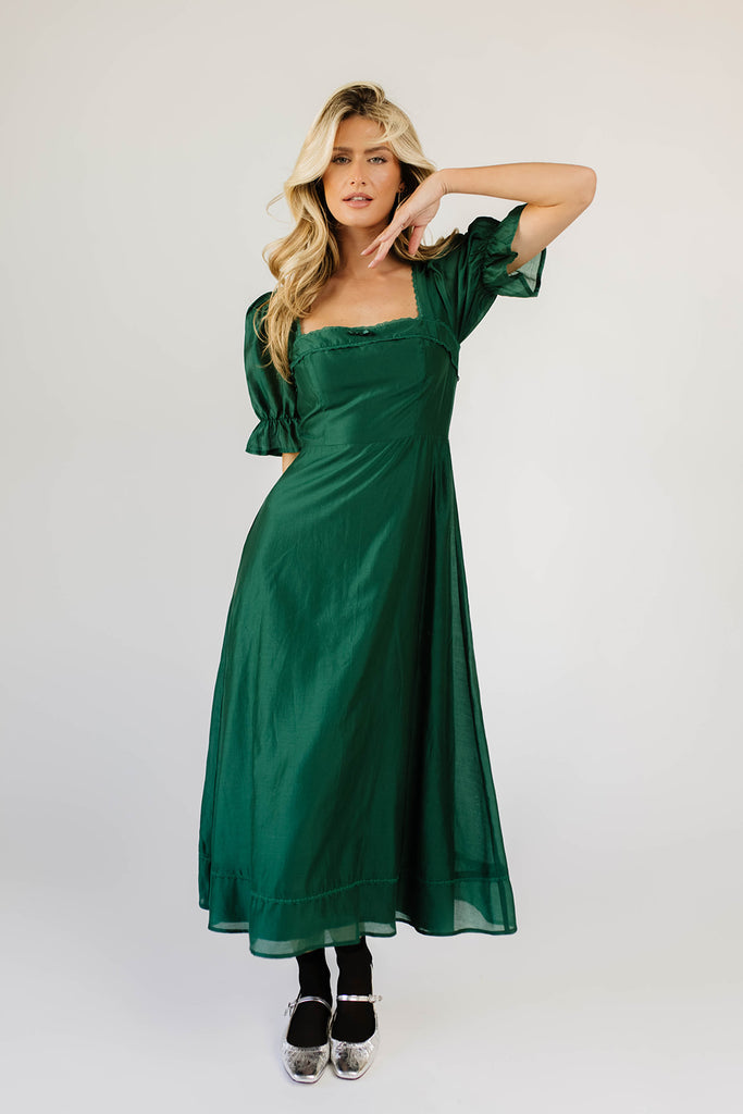 winnie midi dress // green *zoco exclusive*