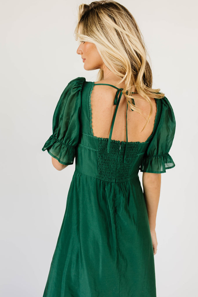 winnie midi dress // green *zoco exclusive*