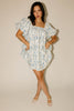 fresh blooms puff sleeve dress // blue *zoco exclusive*