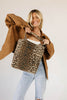 zoco hunny tote bag // leopard