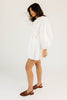 maxwell wrap dress // white *zoco exclusive*