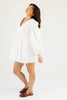 maxwell wrap dress // white *zoco exclusive*