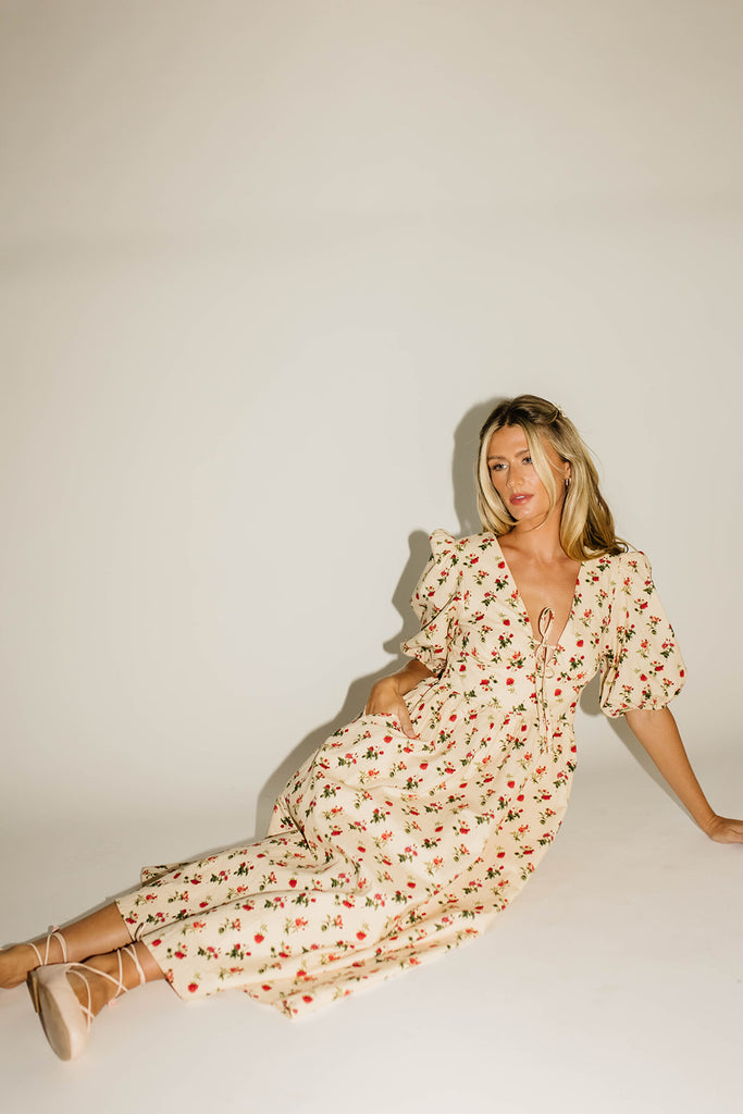 adeline midi dress // roses *zoco exclusive*