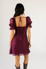 winnie mini dress // plum *zoco exclusive*