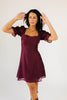 winnie mini dress // plum *zoco exclusive*