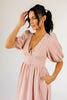 adeline midi dress // pink plaid *zoco exclusive*