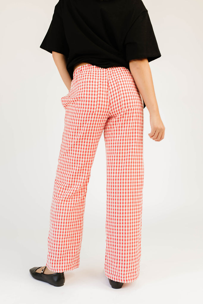 essential gingham pants