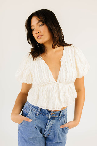 jenna puff sleeve blouse