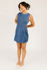 cora denim mini dress