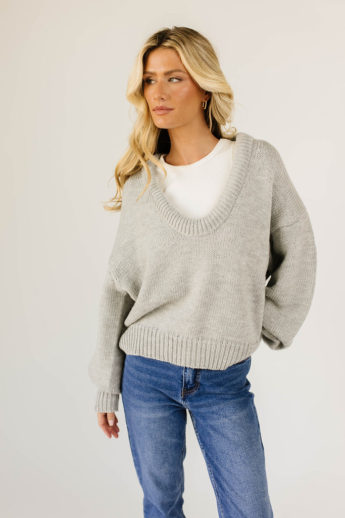 billie sweater // grey *zoco exclusive*