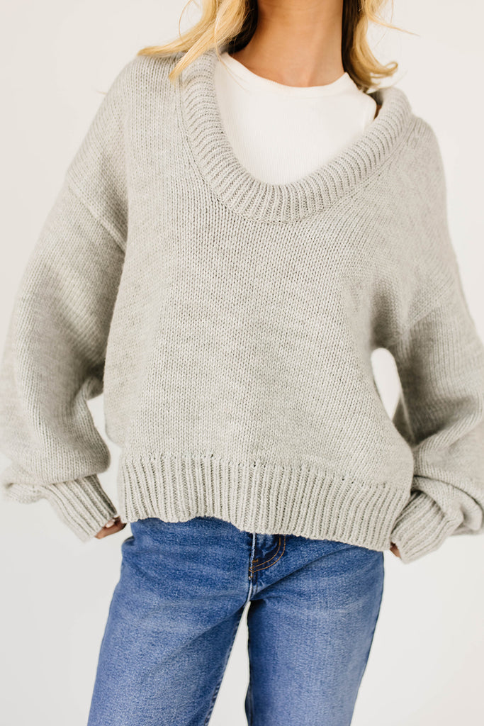 billie sweater // grey *zoco exclusive*