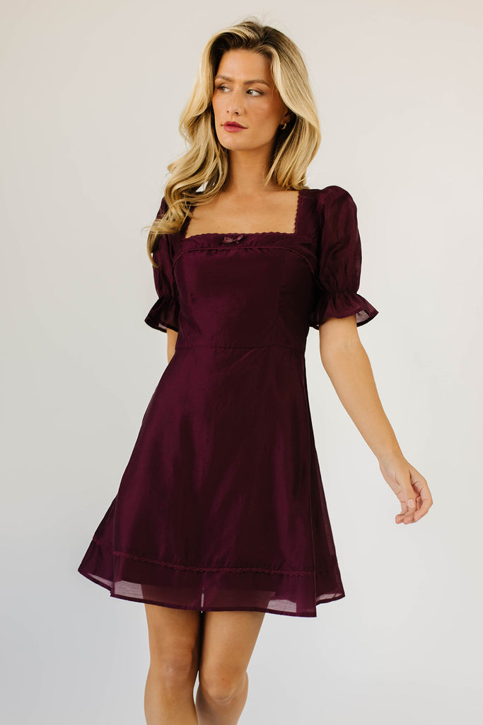 winnie mini dress // plum *zoco exclusive*