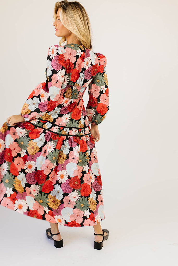 up + down floral dress